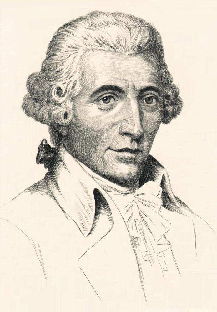 Klappkarte Joseph Haydn