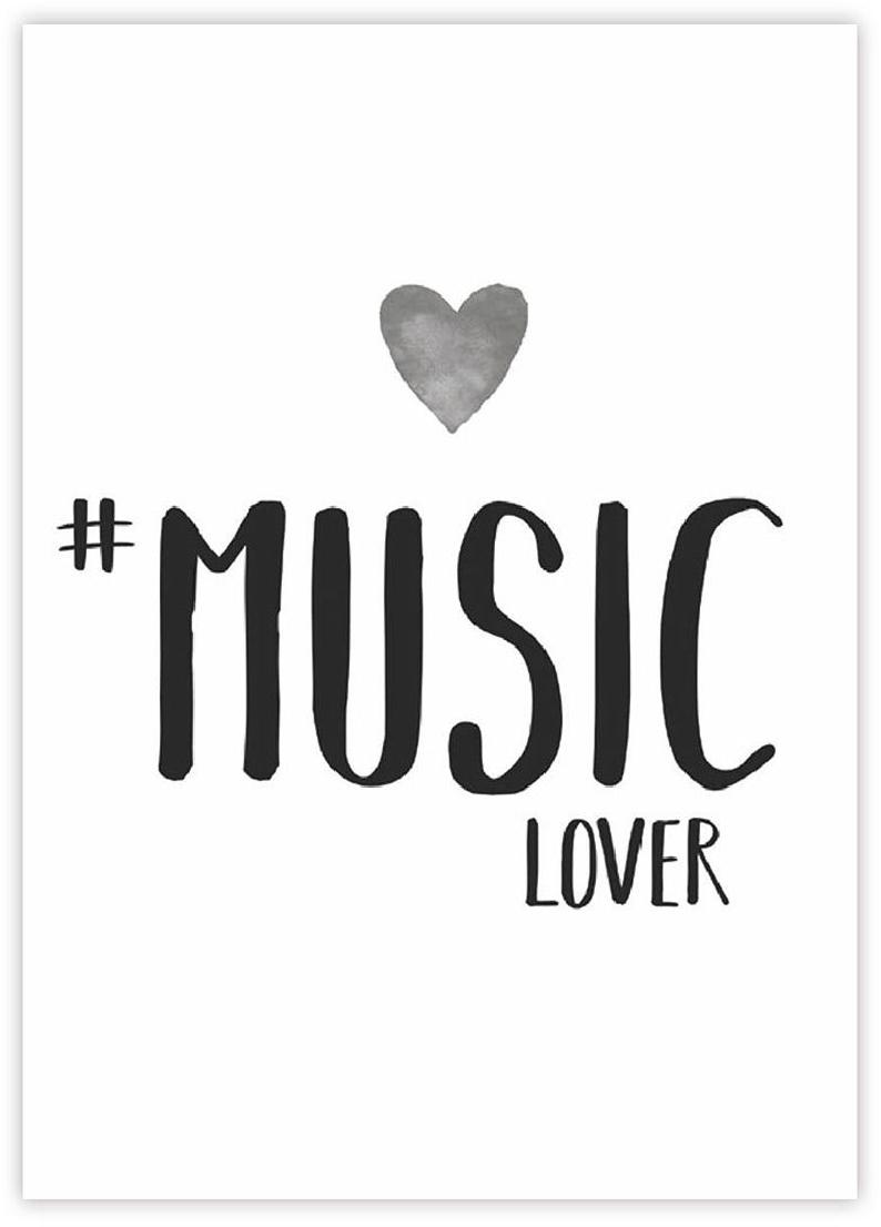 Postkarte Music Lover