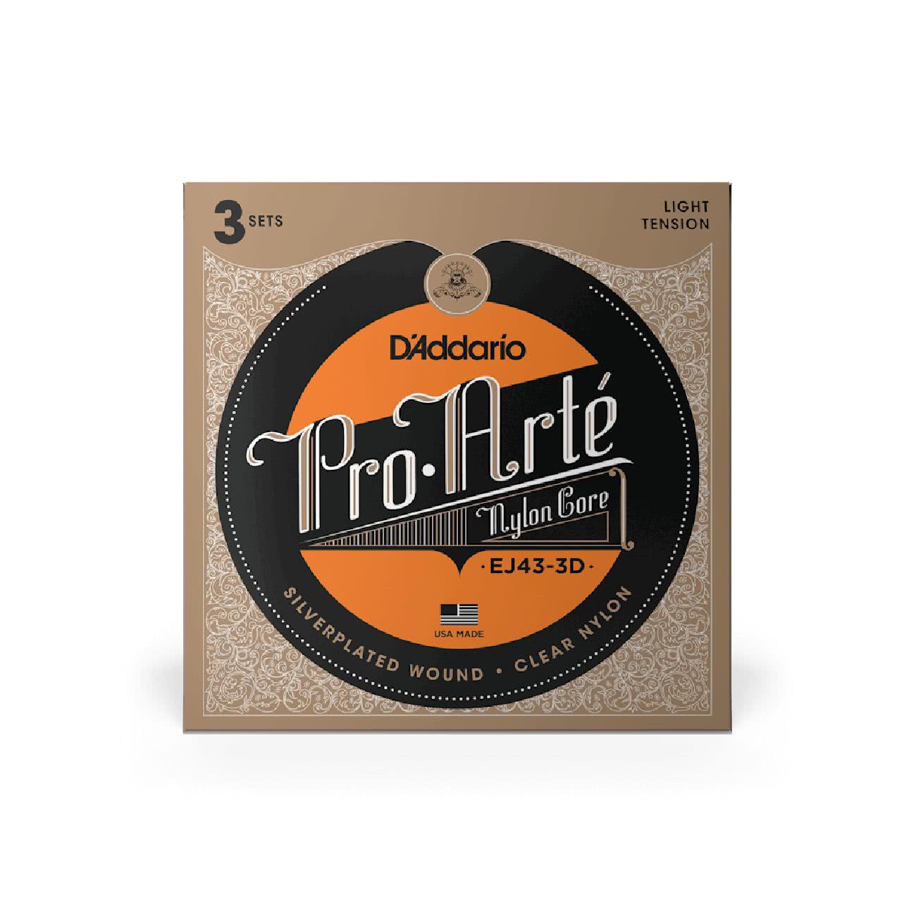 3er Set Gitarrensaiten D'Addario EJ43