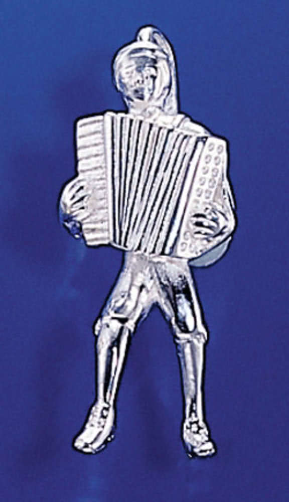 Akkordeonspieler als Anhänger