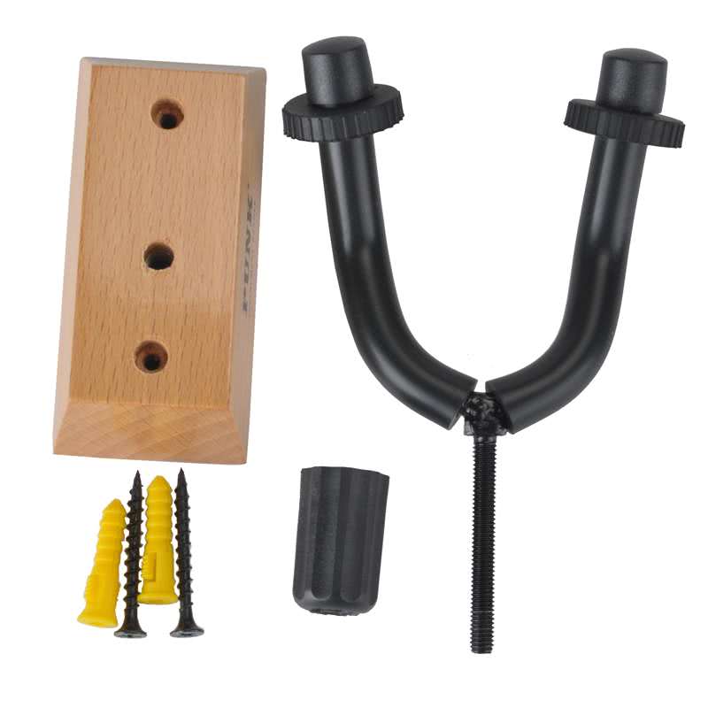 Gitarrenwandhalter mit Befestigungsmaterial