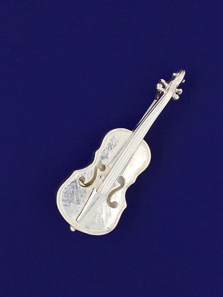 Brosche Große Violine