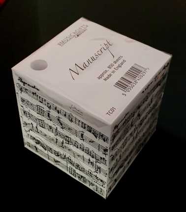 Notzblock Mozart Notenschrift