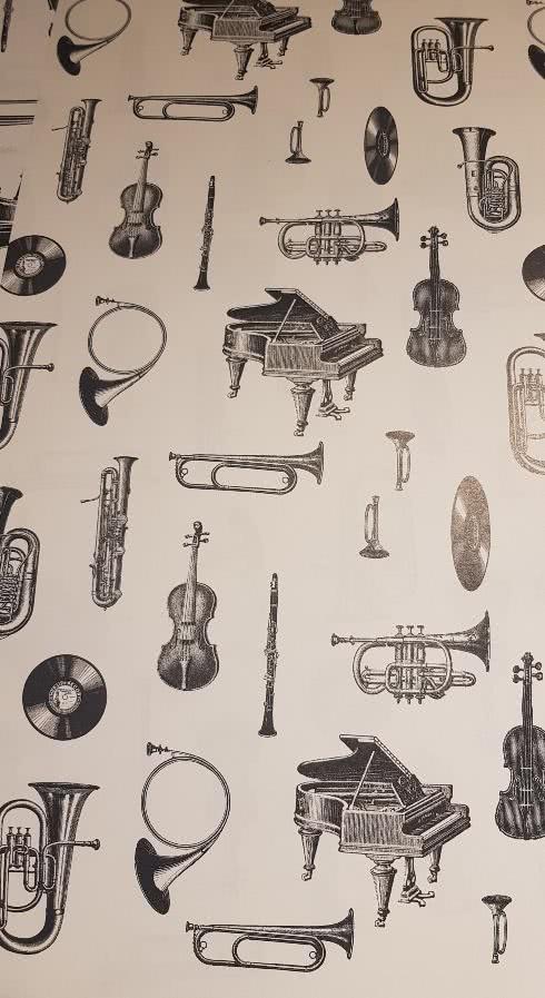 Geschenkpapier Musikworld