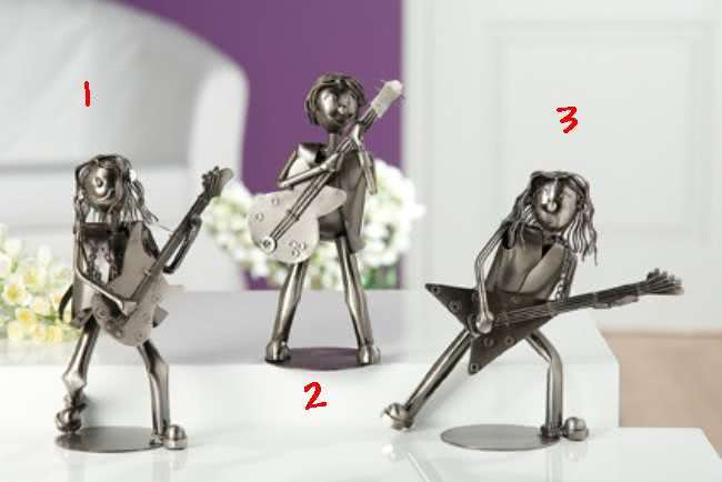 Metallfiguren Rockstars