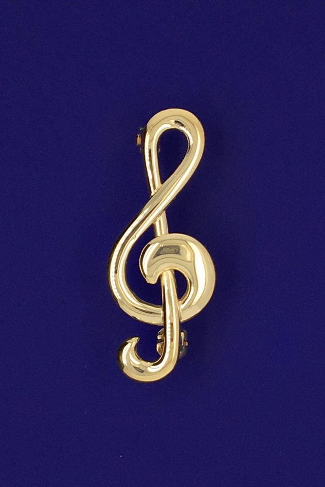 Brosche Violinschlüssel