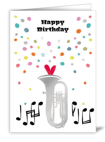 Doppelkarte - Happy Birthday