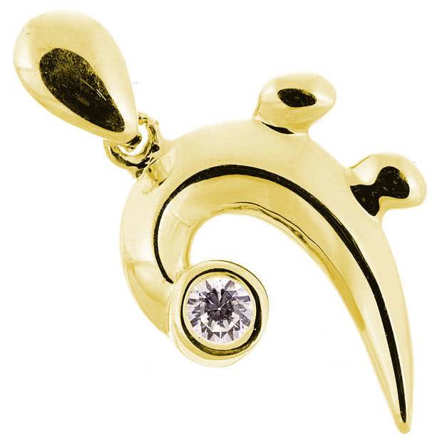 Anhänger Bass 333er Gold