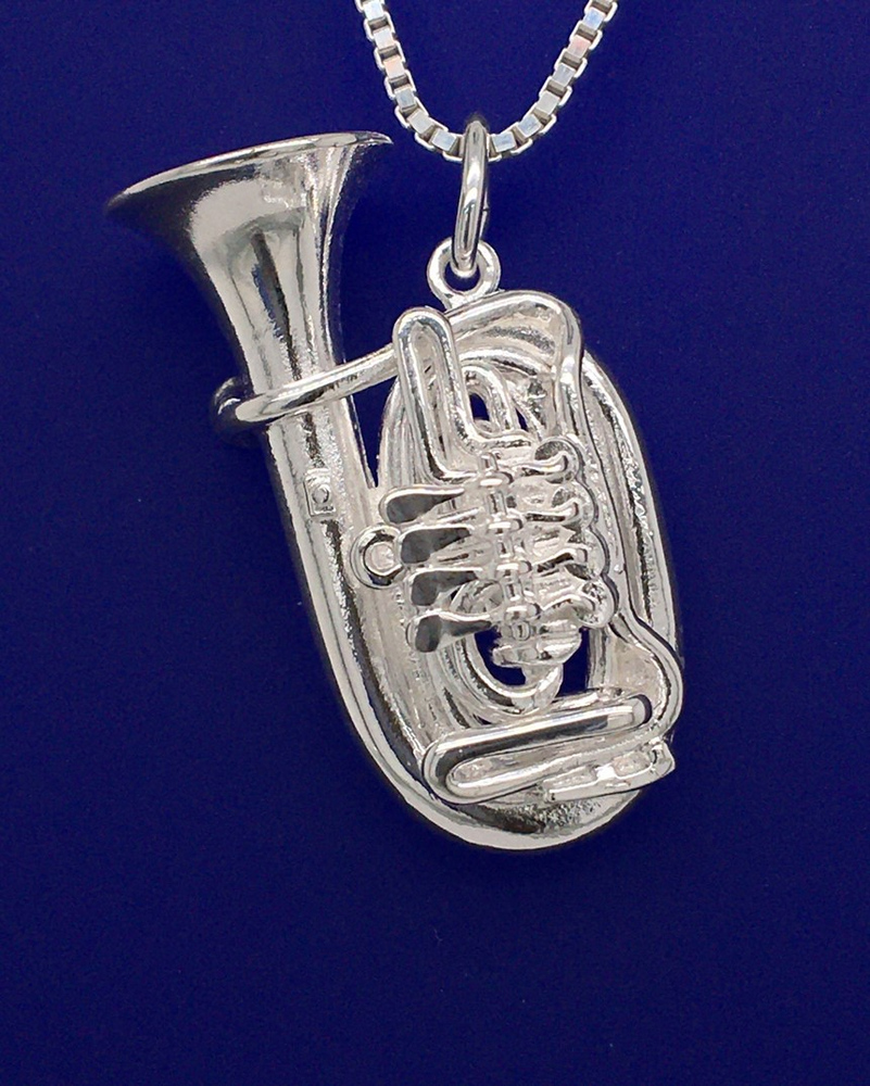 Bass-Tuba 4 Ventile als Anhänger