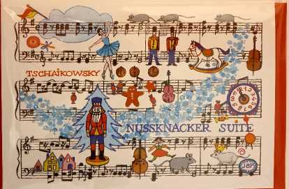 Weihnachts-Klappkarte Nussknacker Suite