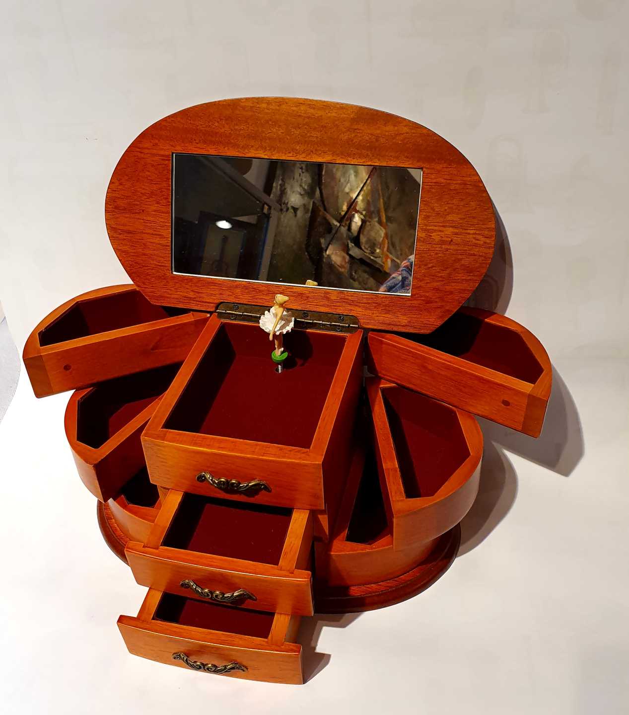 Schmuckkästchen Ballerina mit Spieluhr groß