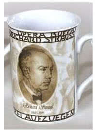 Porzellanbecher R. Strauss